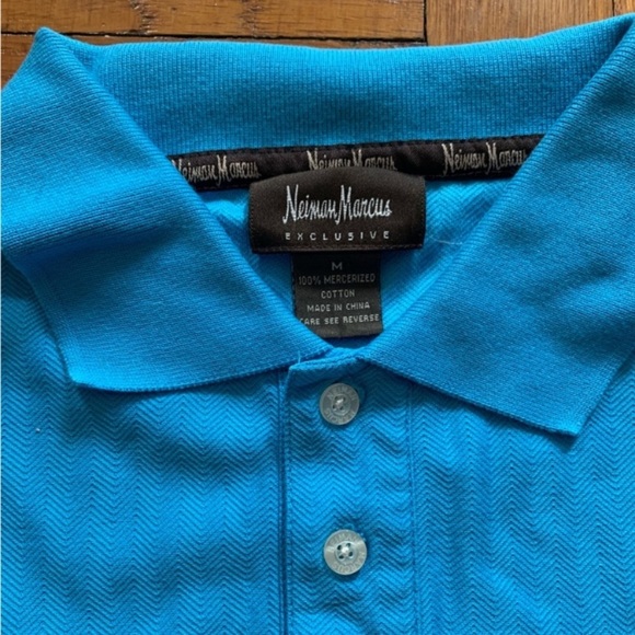 Neiman Marcus Other - Neiman Marcus Rugby Style Long Sleeve Polo Shirt